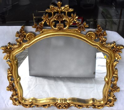 Lot 121 - A. W. MORRIS; a large reproduction gilt wood...