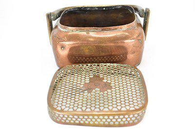 Lot 363 - A 19th century Chinese copper hand warmer,...