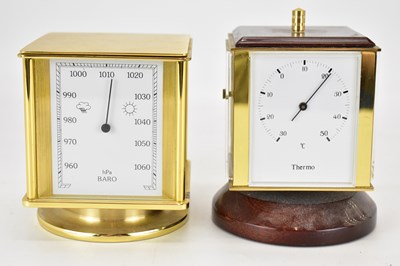 Lot 456 - SEWILLS, LIVERPOOL; two desktop timepieces...