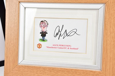 Lot 5279 - SIR ALEX FERGUSON; a signed caricature print...