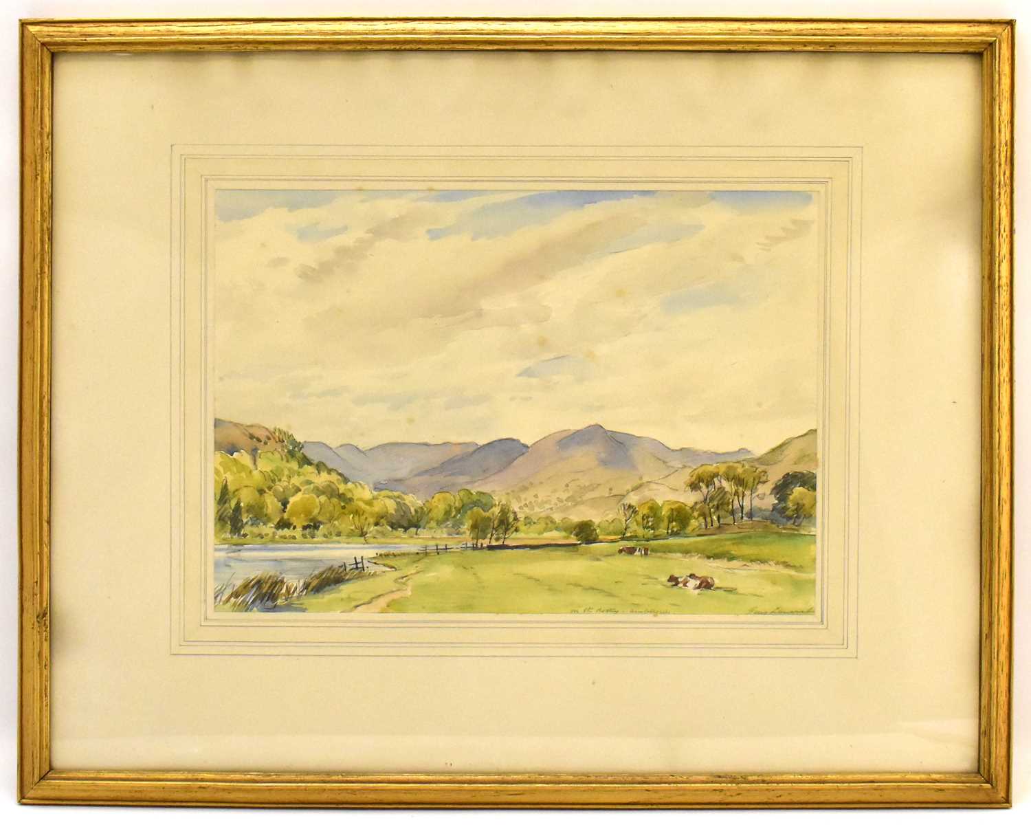 Lot 675 - PERCY LANCASTER (1878-1951); watercolour,