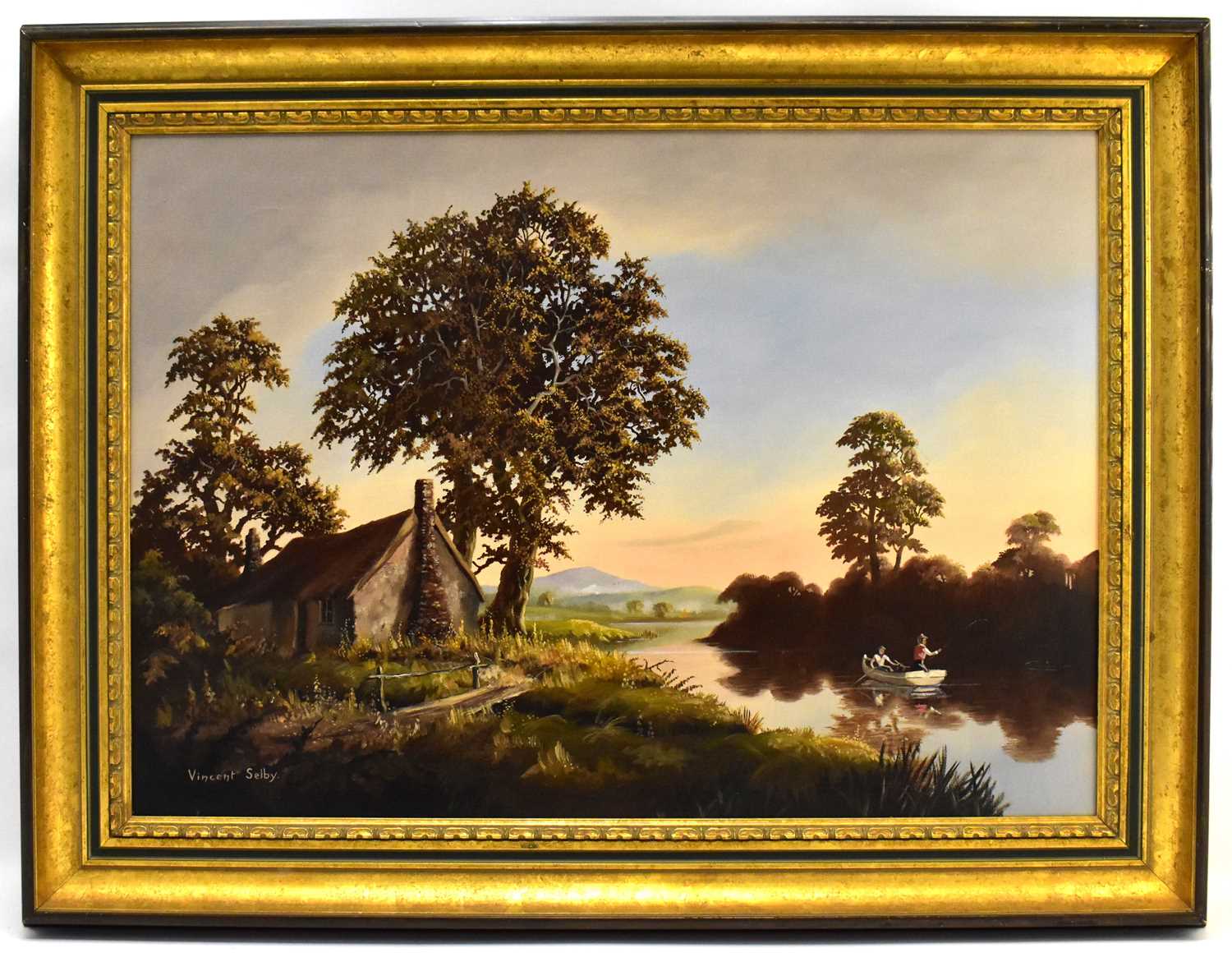 Lot 634 - VINCENT SELBY (British 1919-2004); oil on...