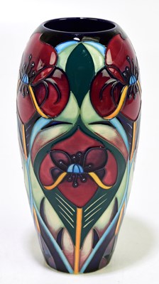 Lot 91A - RACHEL BISHOP FOR MOORCROFT; a vase deorated...