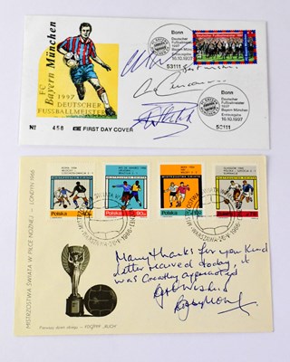 Lot 771 - WORLD CUP 1966; a first day cover bearing...