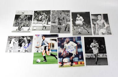 Lot 728 - EVERTON FC; a collection of nine colour and...