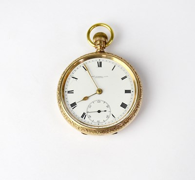 Lot 1375 - THOMAS RUSSELL LIVERPOOL; a 9ct yellow gold...