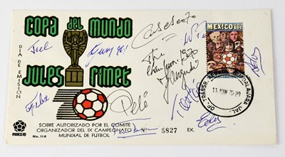 Lot 756 - BRAZIL 1970; a first day cover bearing the...