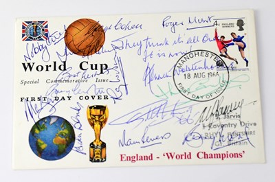 Lot 769 - WORLD CUP 1966; a first day cover bearing...