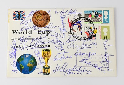 Lot 770 - WORLD CUP 1966; a first day cover bearing the...