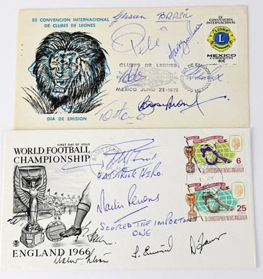 Lot 755 - Two first day covers one bearing signatures of...