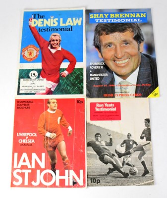 Lot 720 - A group of four testimonial programmes...
