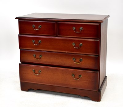 Lot 21 - WILLIAM LAWRENCE; a 20th century mahogany...