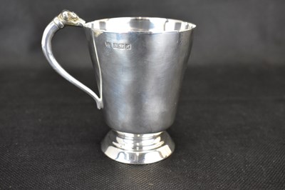 Lot 878 - An Elizabeth II hallmarked silver Christening...