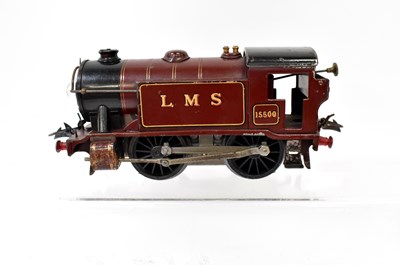 Lot 390 - HORNBY; O gauge tank locomotive, 0-4-0, LMS...