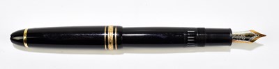 Lot 74 - MONT BLANC; a fountain pen with 14K nib