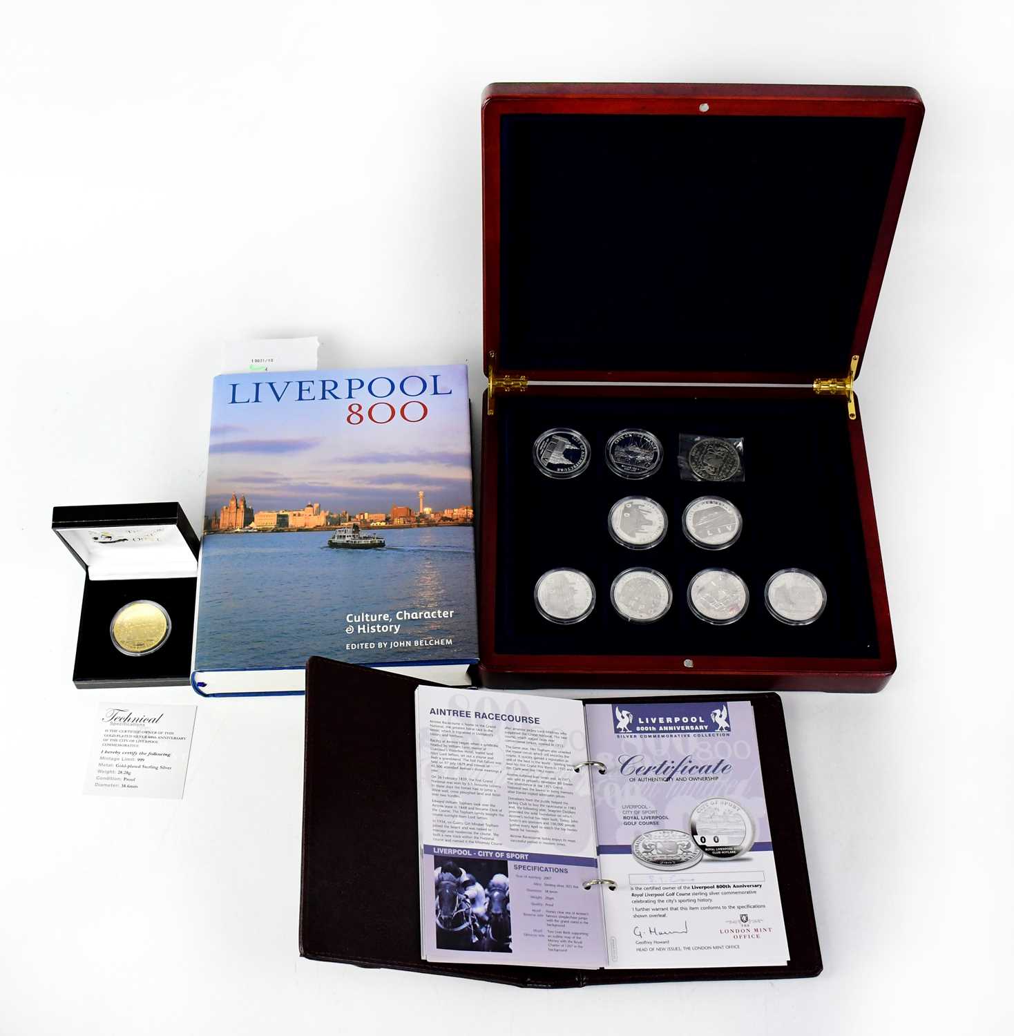 Lot 958 DANBURY MINT; 'The Liverpool City 800th Year