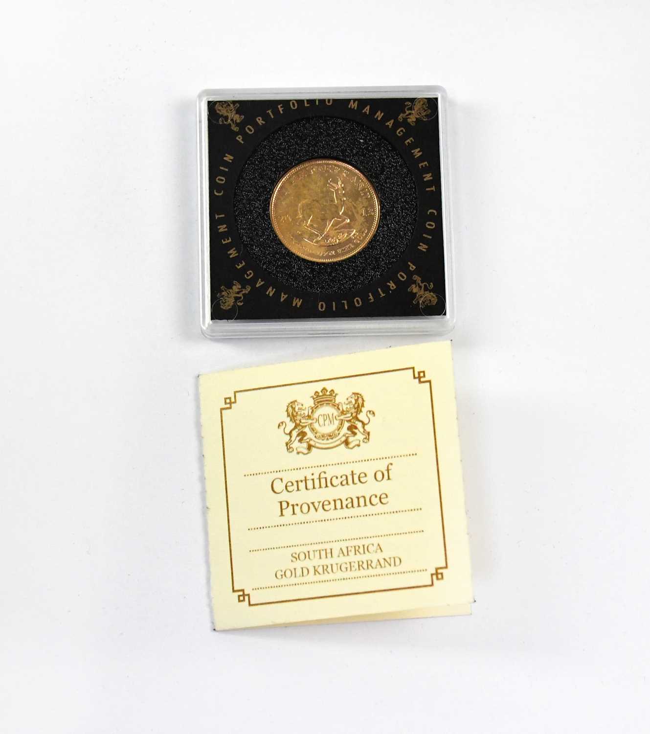 Lot 917 - A proof quarter ounce Krugerrand 2013, obverse...