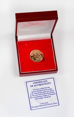Lot 979 - COIN TRUST; an Elizabeth II sovereign 2016,...