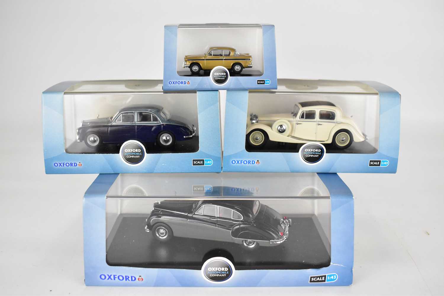 Lot 324 - OXFORD AUTOMOBILE COMPANY; four diecast model...