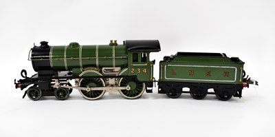 Lot 407 - HORNBY; O gauge E220, 4-4-0 locomotive,...