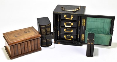 Lot 123 - A Victorian debt collector's safe