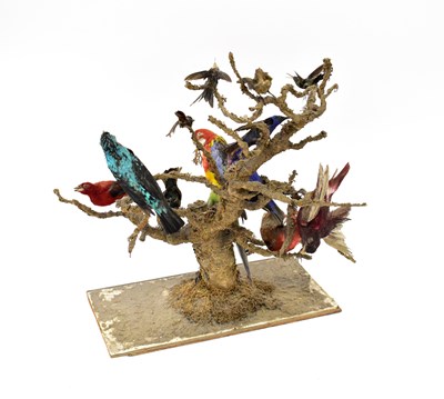 Lot 251 - A late 19th/early 20th century diorama of...