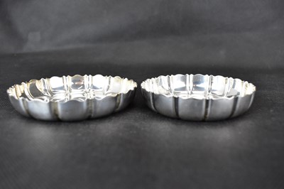 Lot 910 - Two Elizabeth II hallmarked silver dishes of...