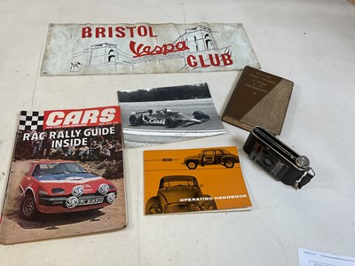 Lot 96 - A Bristol Vespa Club PVC banner, height 22cm,...