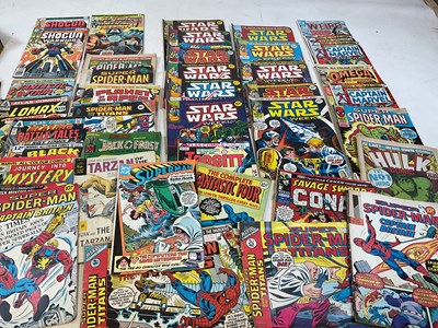 Lot 186 - A quantity of Star Wars weekly comics, also...