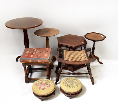 Lot 104 - A group of occasional furniture comprising...