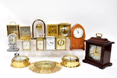 Lot 136 - A quantity of modern clocks to include...