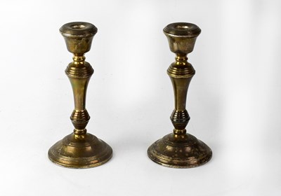 Lot 851 - A pair of Elizabeth II hallmarked silver...