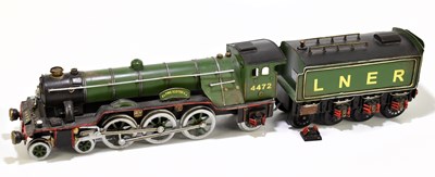 Lot 286 - A modern painted metal model of the Flying Scotsman