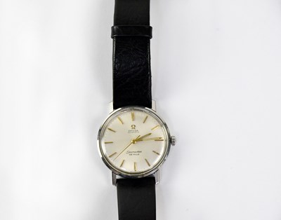 Lot 1405 - OMEGA; a Seamaster DeVille wristwatch, the...