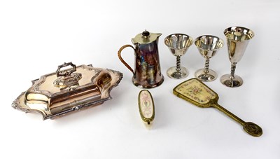 Lot 846 - A good quantity of mainly silver plated items...