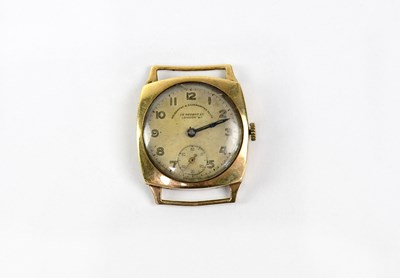 Lot 1396 - GOLDSMITHS & SILVERSMITHS; a 9ct yellow gold...