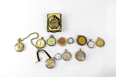 Lot 1386 - A quantity of pocket watches and fob watches...