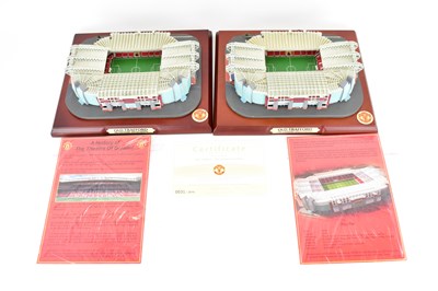 Lot 741 - MANCHESTER UNITED; two Danbury Mint limited...