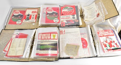 Lot 422 - UNITED REVIEW; four ring binders containing a...