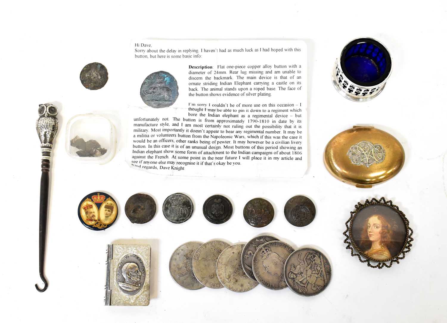 Lot 206 - A collectors' lot to include a hallmarked...