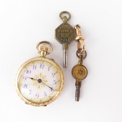 Lot 1381 - A late 19th/early 20th century 14ct gold open...