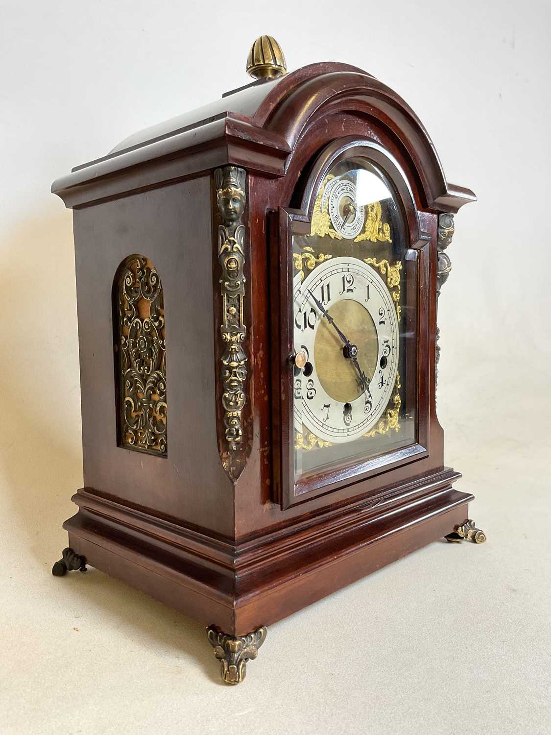 Lot 394 An Edwardian English Westminster chiming