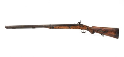 Lot 711 - A 19th century percussion cap sporting musket,...
