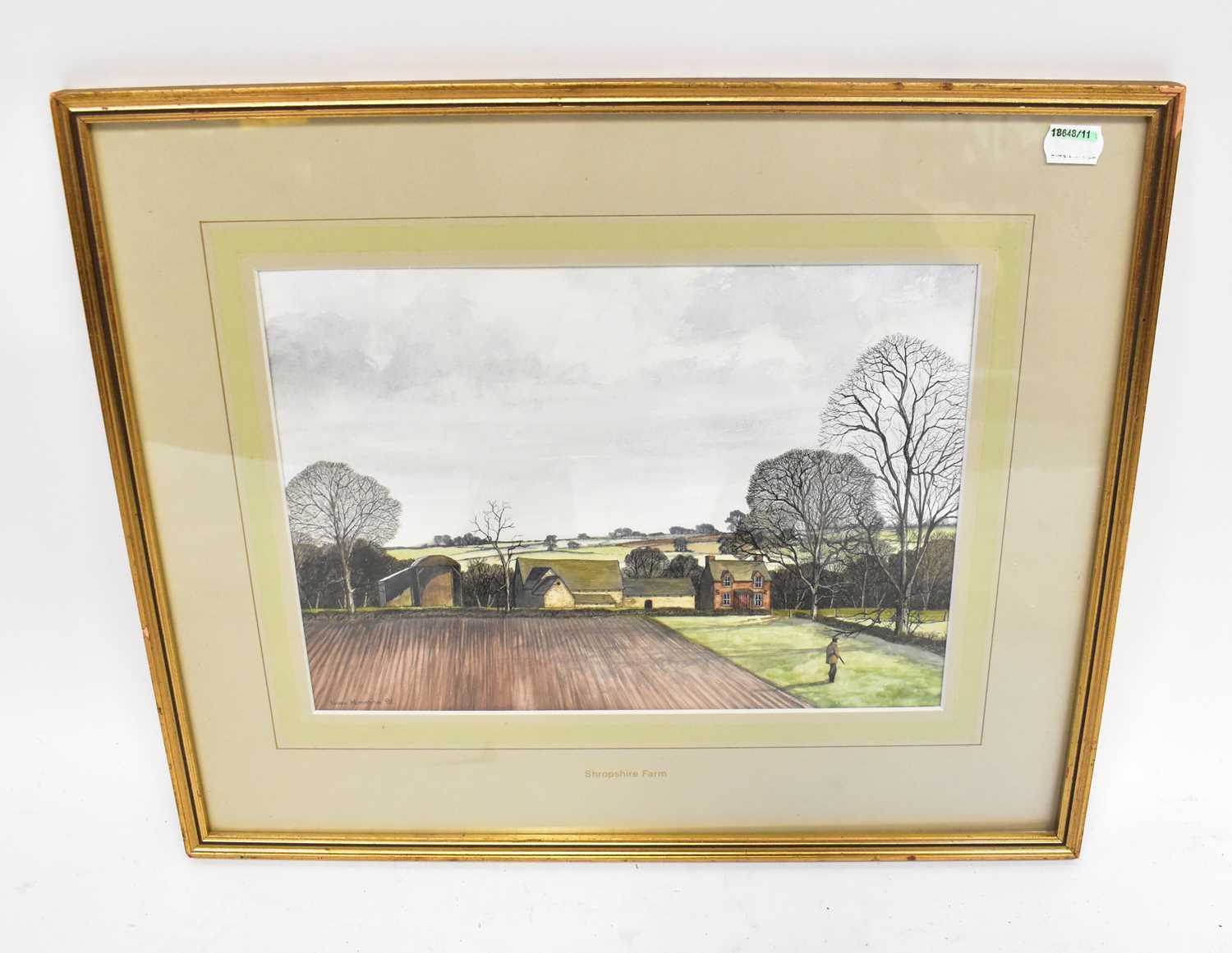 Lot 700 - NIGEL HEMMING (born 1957); pen and ink study, '...