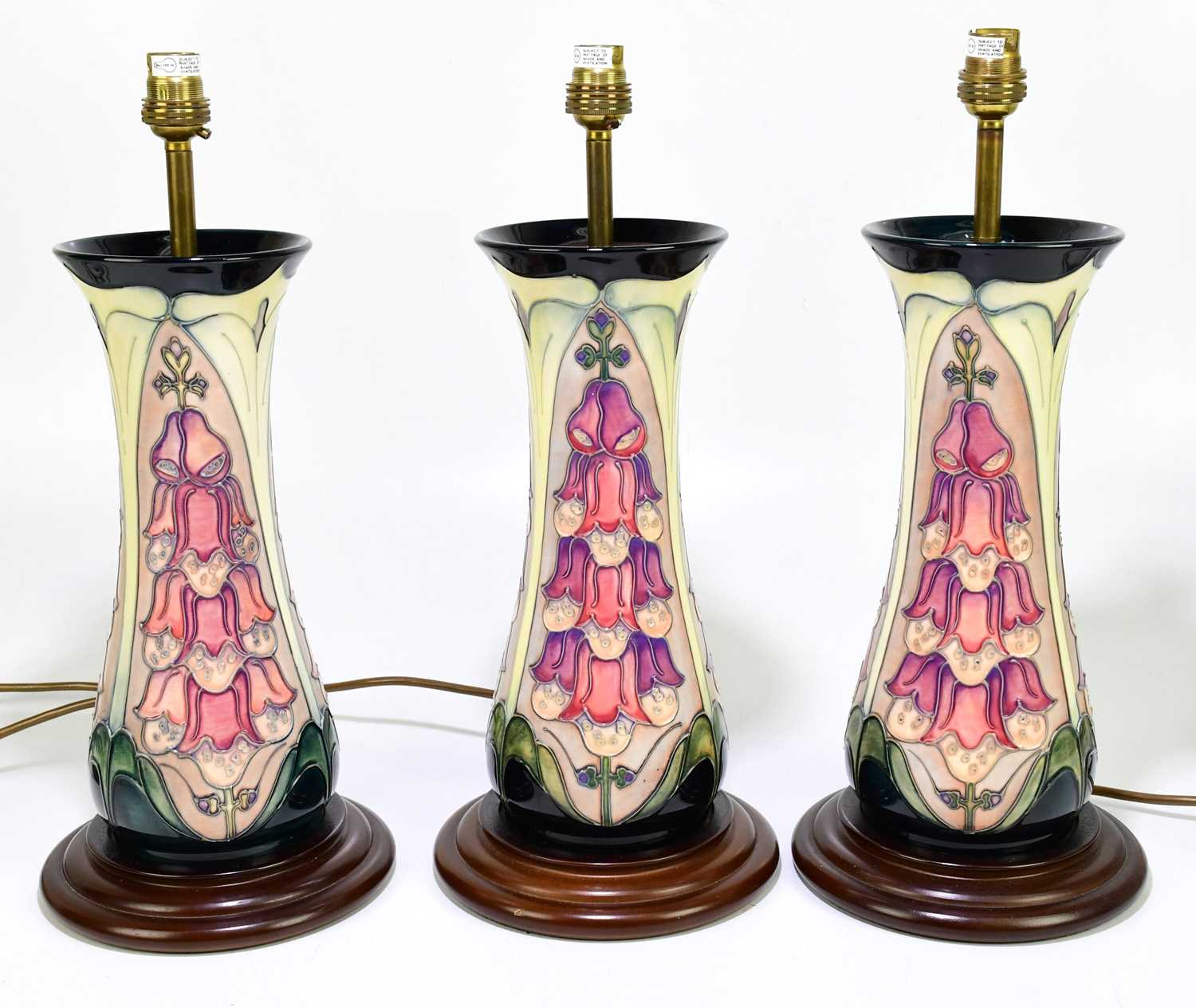 Lot 845 - RACHEL BISHOP FOR MOORCROFT; a set of three...