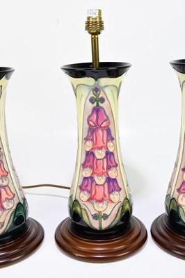 Lot 845 - RACHEL BISHOP FOR MOORCROFT; a set of three...