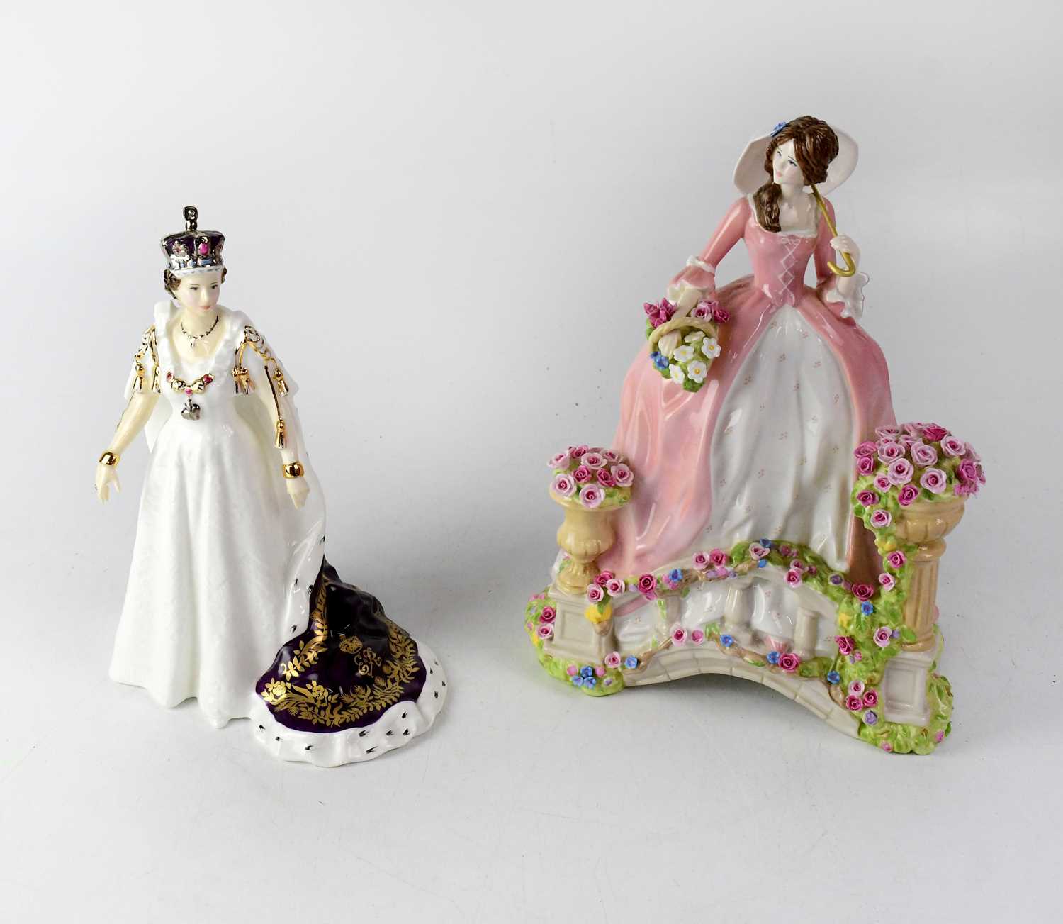 Lot 546 - ROYAL STAFFORDSHIRE; two figures, 'Spring...