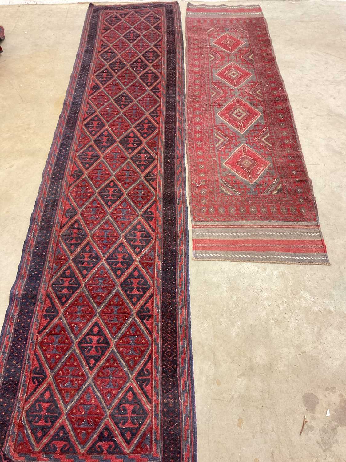 Lot 817 - Two Mushwani runners, largest 330cm x 75 cm.