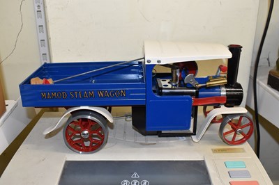 Lot 528 - Two Mamod steam engines.