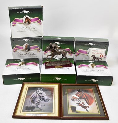 Lot 112 - Seven boxed Atlas edition models of racehorses